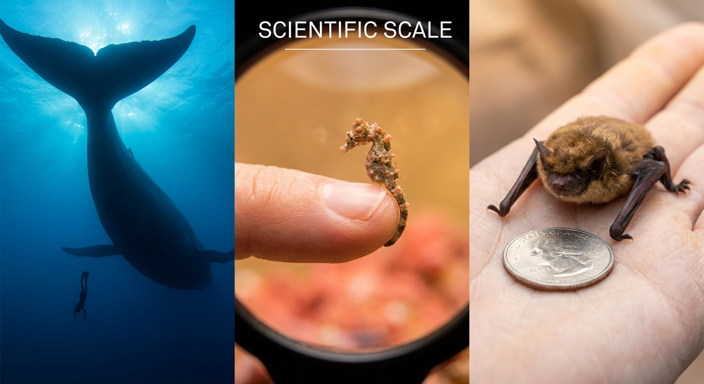 The Most Extreme Size Differences in Evolution