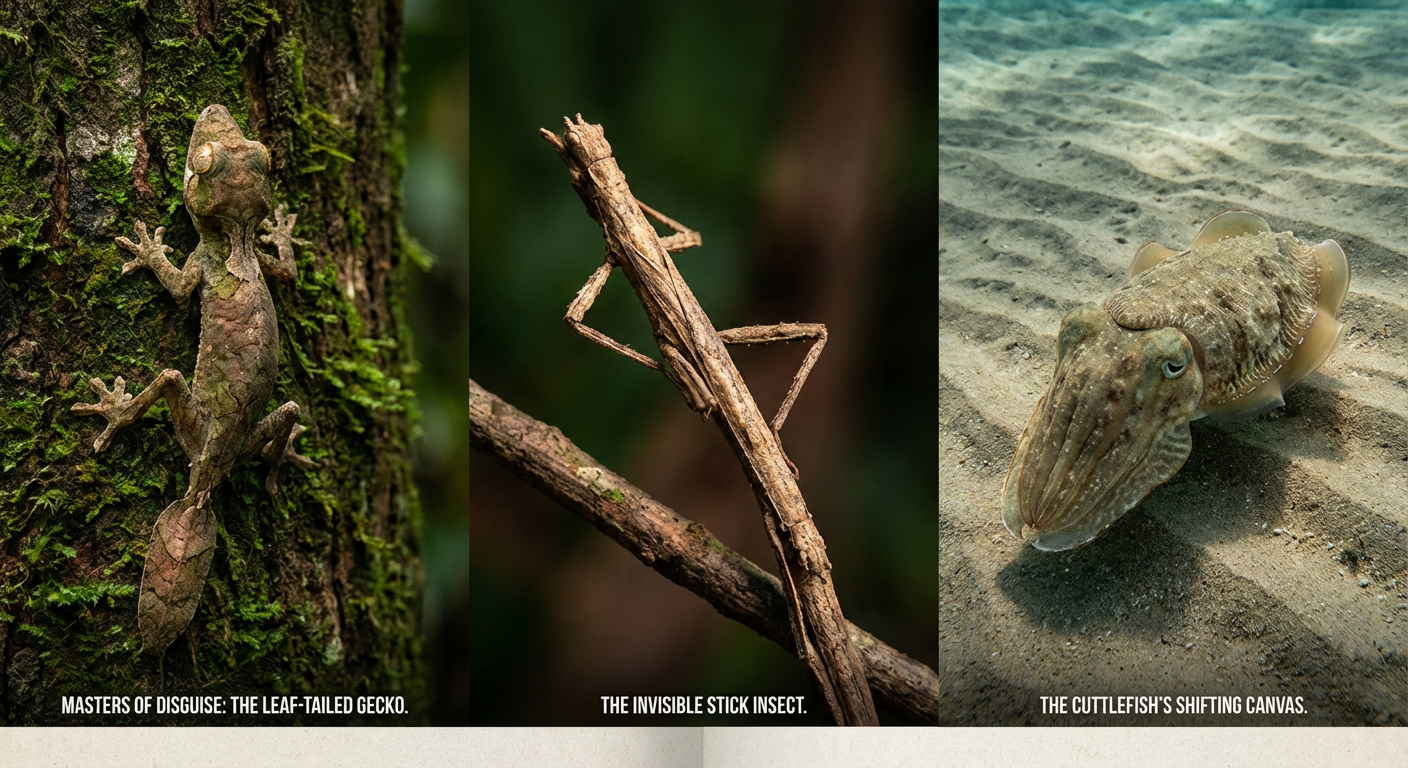 Nature’s Masters of Disguise: 5 Species That Vanish in Plain Sight